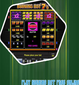 5 burning hot slot free