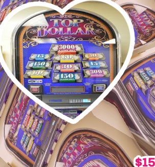 Top dollar slot machine for sale